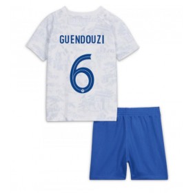 Baby Fußballbekleidung Frankreich Matteo Guendouzi #6 Auswärtstrikot WM 2022 Kurzarm (+ kurze hosen)